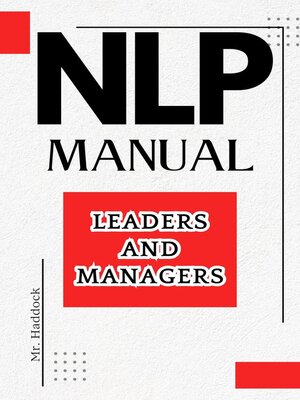 cover image of NLP Manual Leaders and Managers
